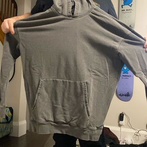 H&M grey hooded sweatshirt